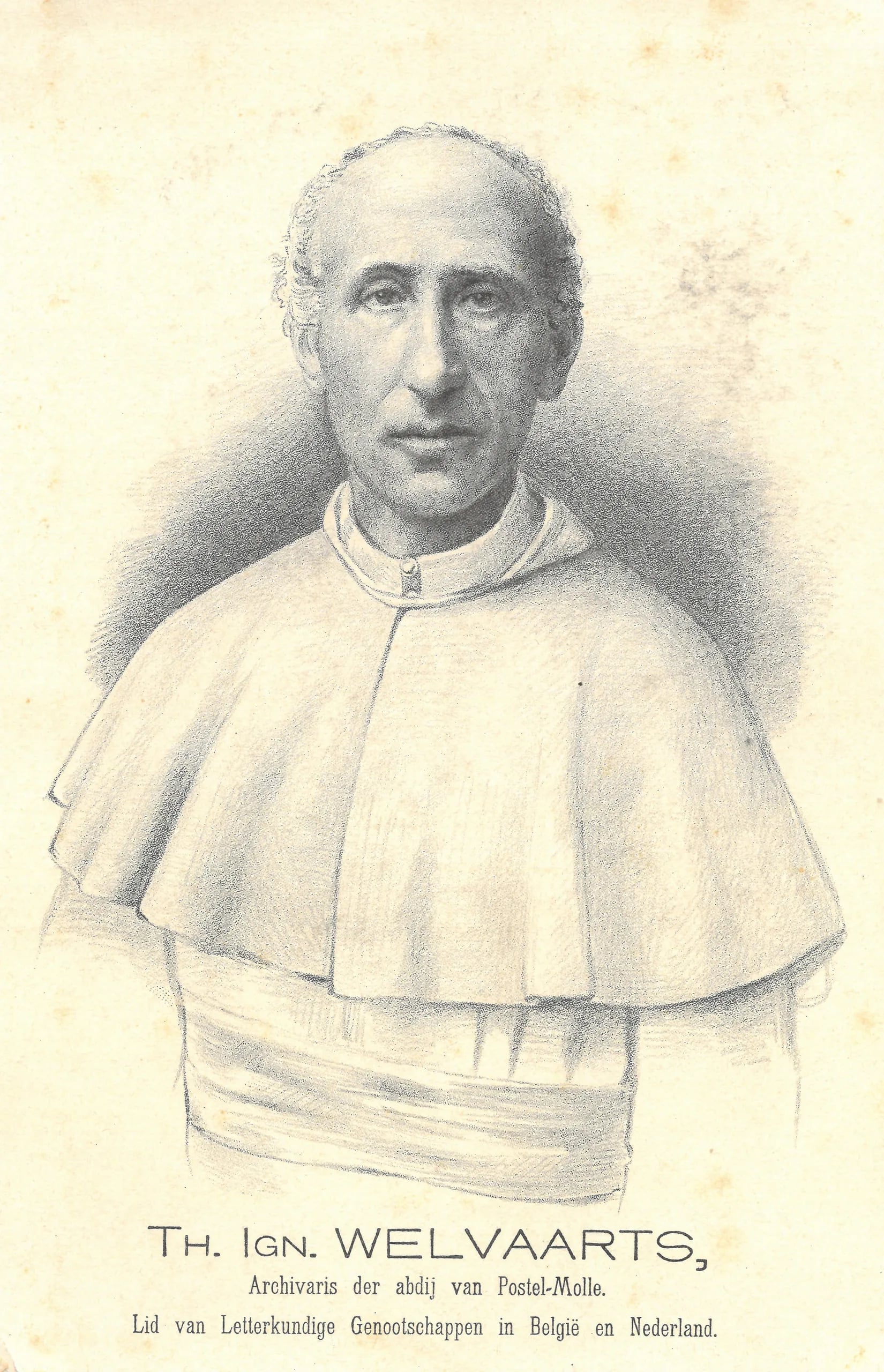 Portrait of Theodoor Ignaz Welvaarts (1840–1892) – memorial page