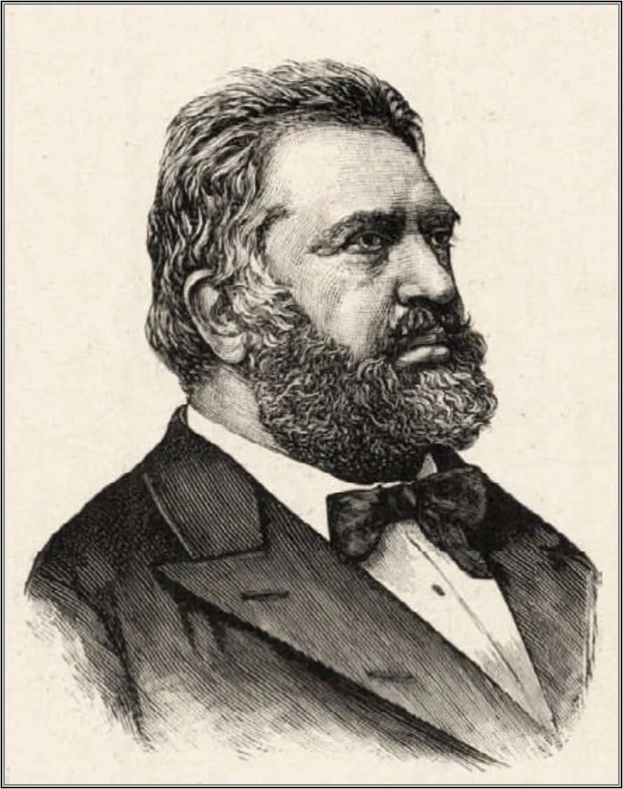 Porträt von Pál Móricz (1826–1903) – Gedenkseite