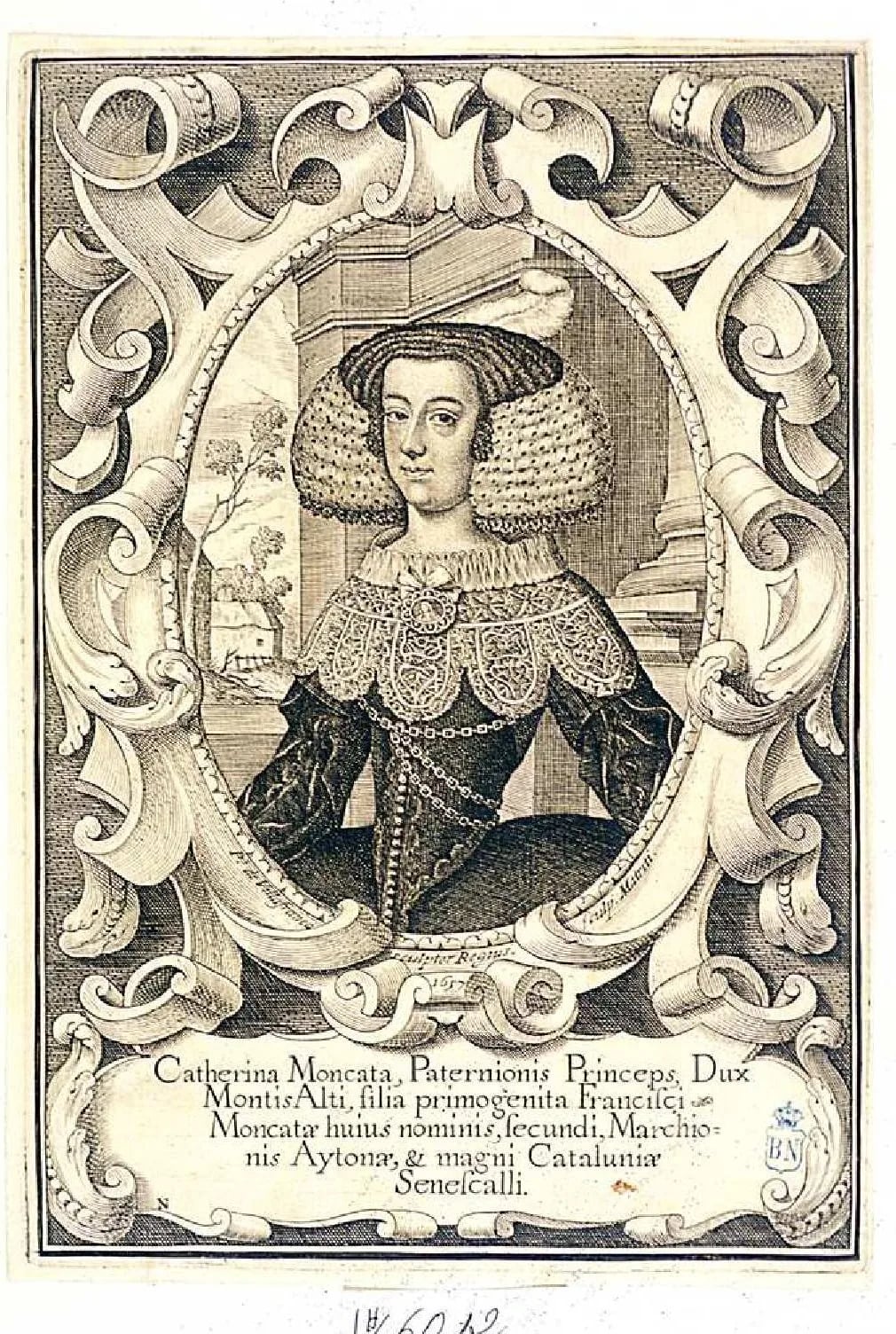 Porträt von Catalina Moncada de Castro (1611–1659) – Gedenkseite