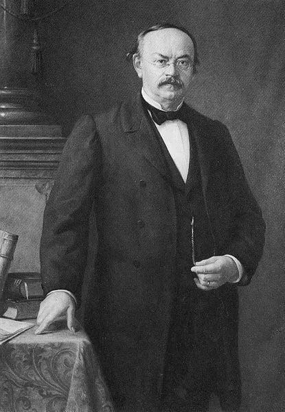 Portrait of Adelbert Delbrück (1822–1890) – memorial page