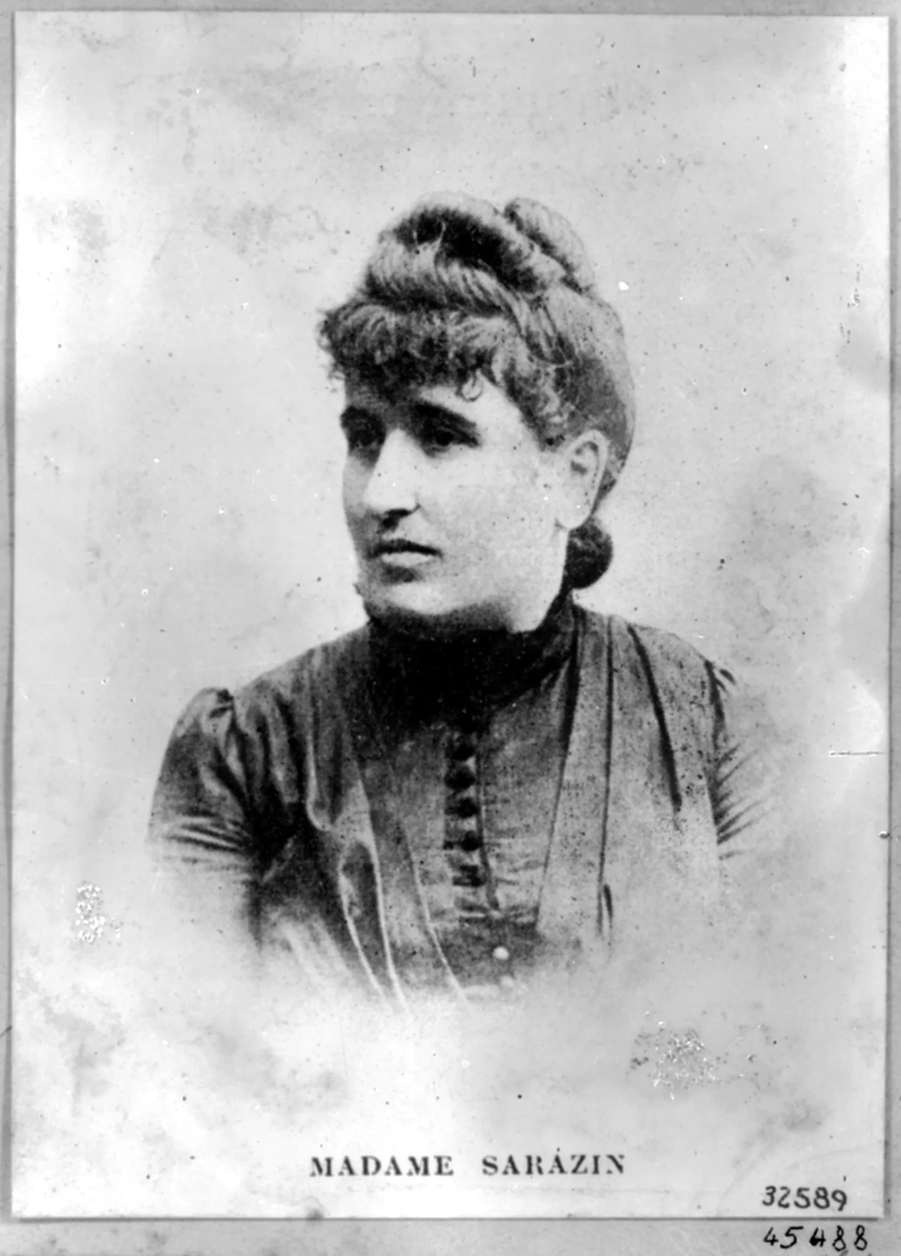 Portrait of Louise Sarazin (1847–1916) – memorial page