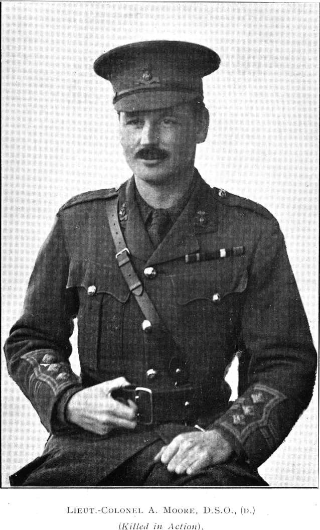 Porträt von Athelstan Moore (1879–1918) – Gedenkseite