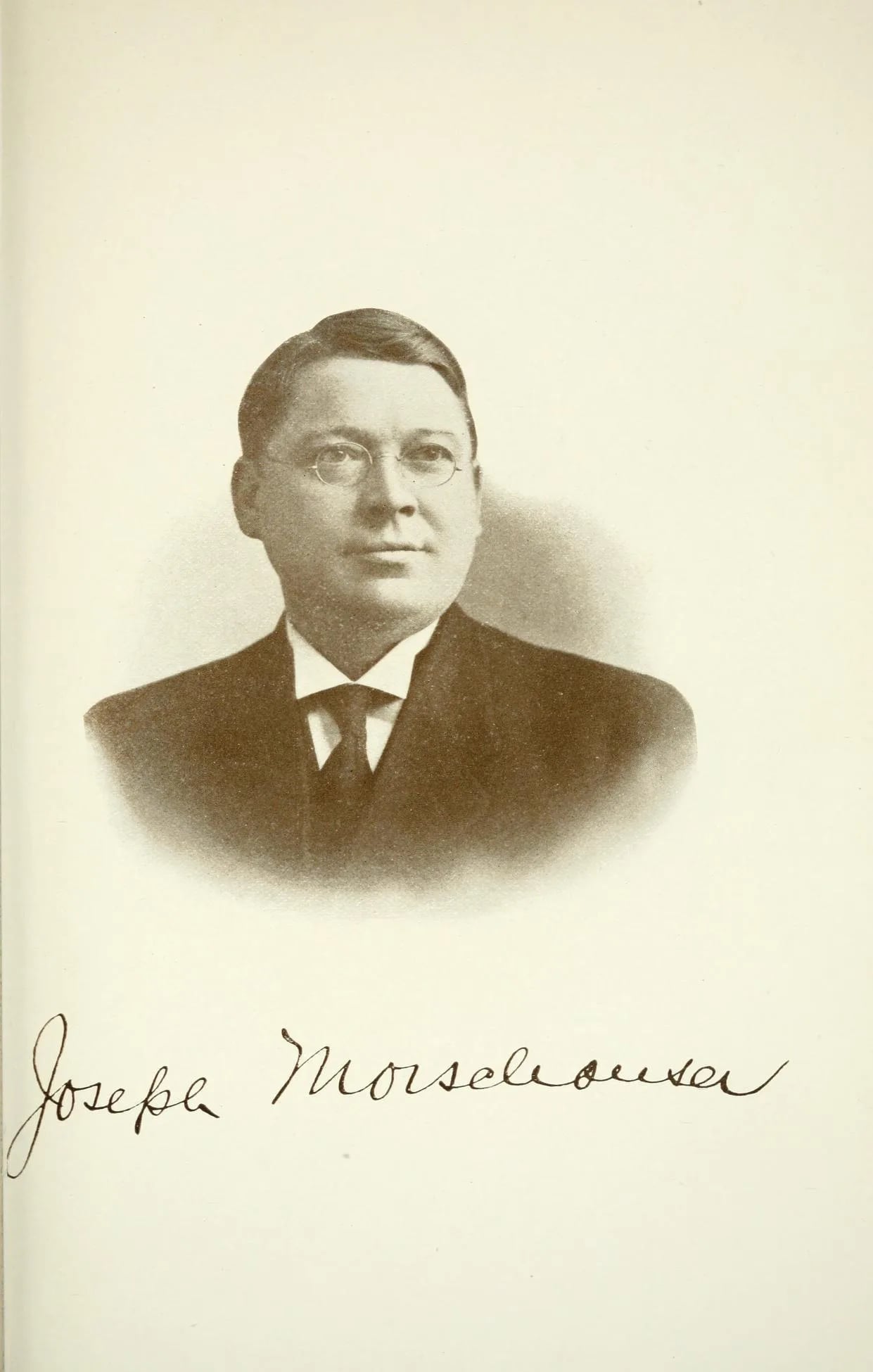 Portrait of Joseph Morschauser (1863–1947) – memorial page