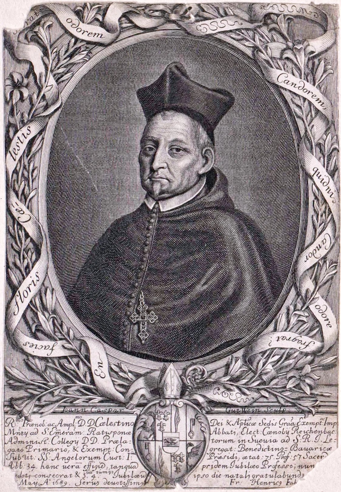 Porträt von Coelestin Vogl (1613–1691) – Gedenkseite