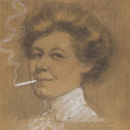 Portrait of Stephanie Glax (1876–1952) – memorial page