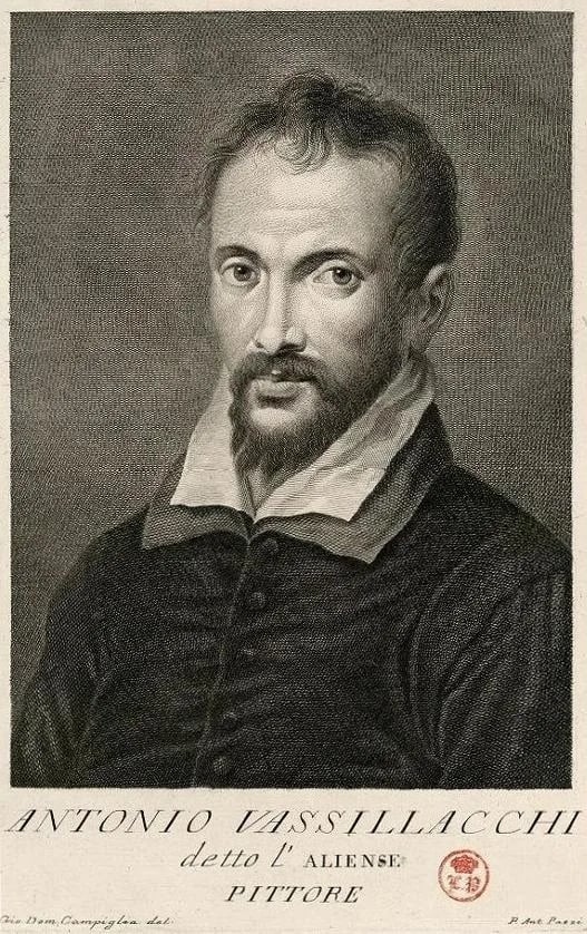 Portrait of Antonio Vassilacchi (1556–1629) – memorial page