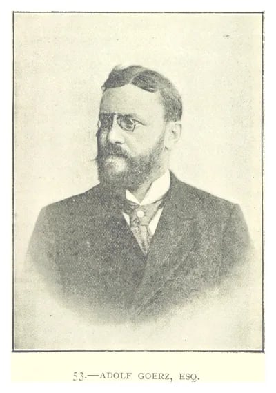 Portrait of Adolf Görz (1857–1900) – memorial page