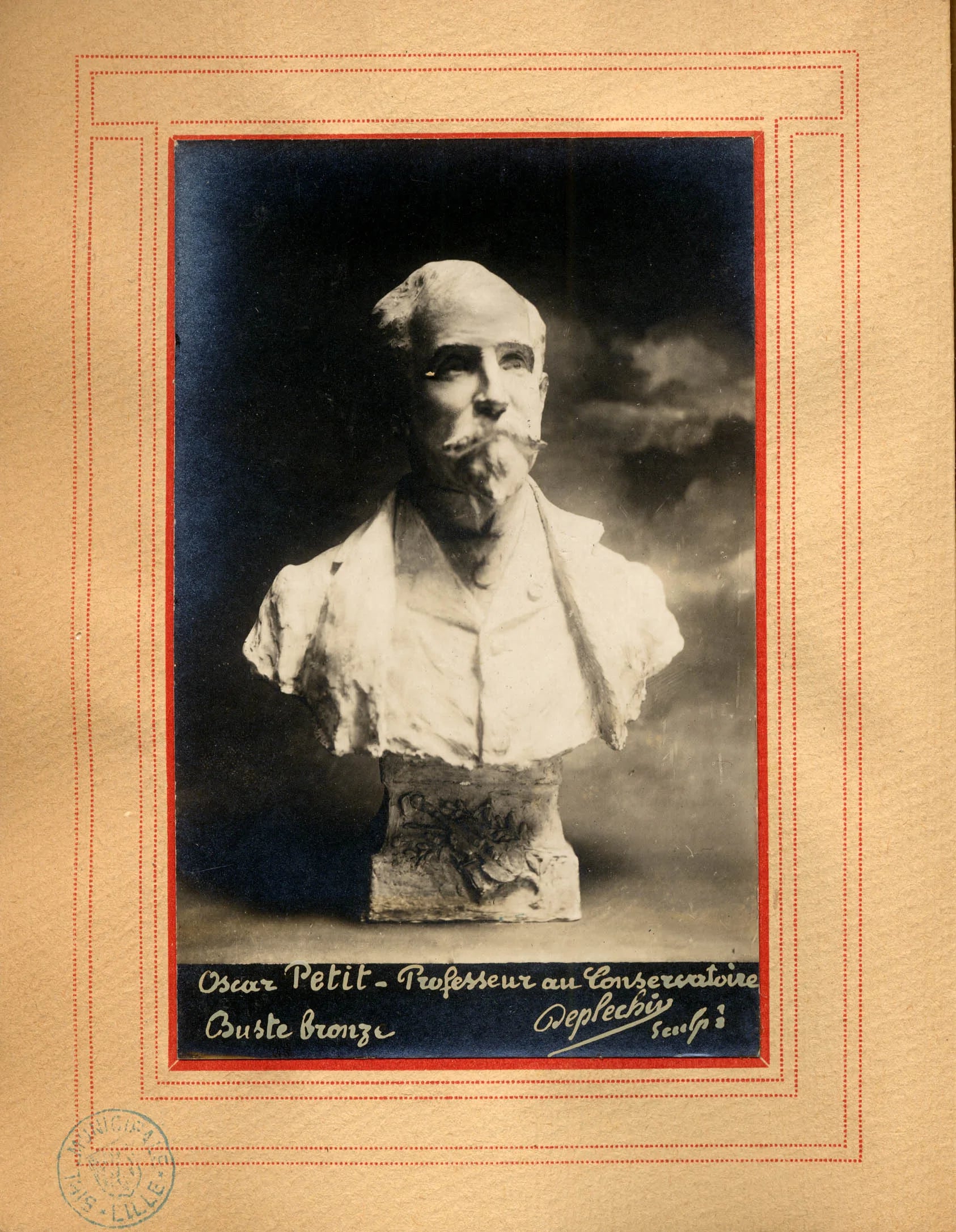 Portrait of Oscar Petit (1846–1923) – memorial page