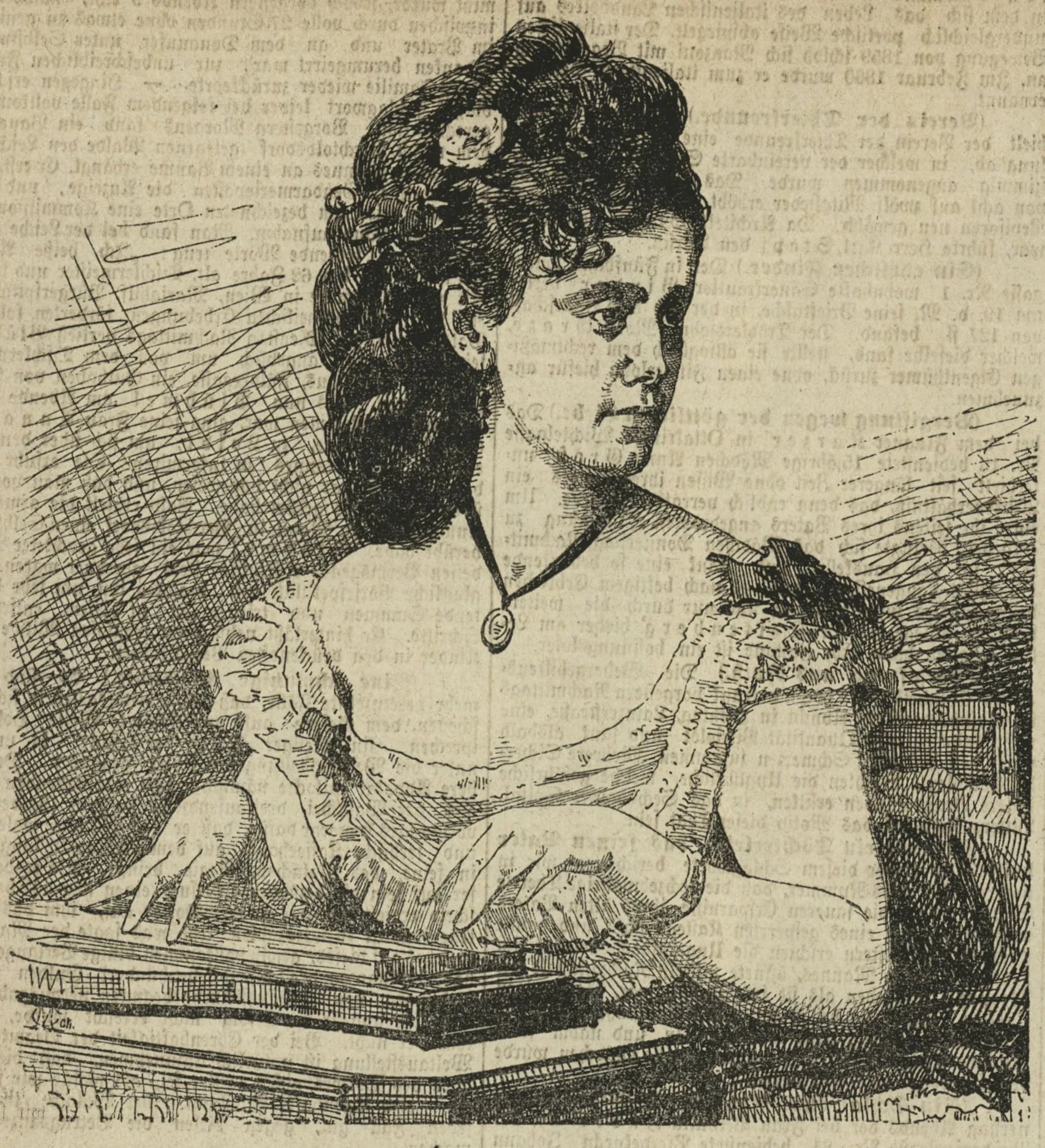 Portrait of Caroline Hasenhut (1830–1907) – memorial page
