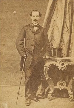Porträt von Tiago Augusto Veloso e Horta (1819–1863) – Gedenkseite