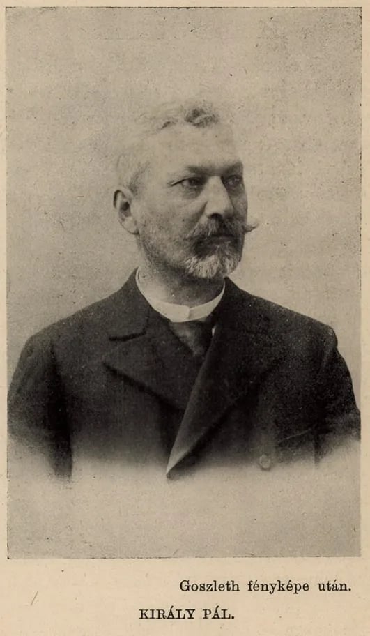 Portrait of Pál Király (1841–1902) – memorial page