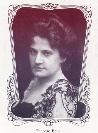 Porträt von Therese Behr-Schnabel (1876–1959) – Gedenkseite