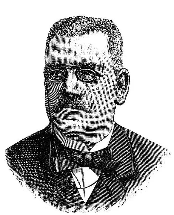 Porträt von Théophile Salomé (1835–1904) – Gedenkseite