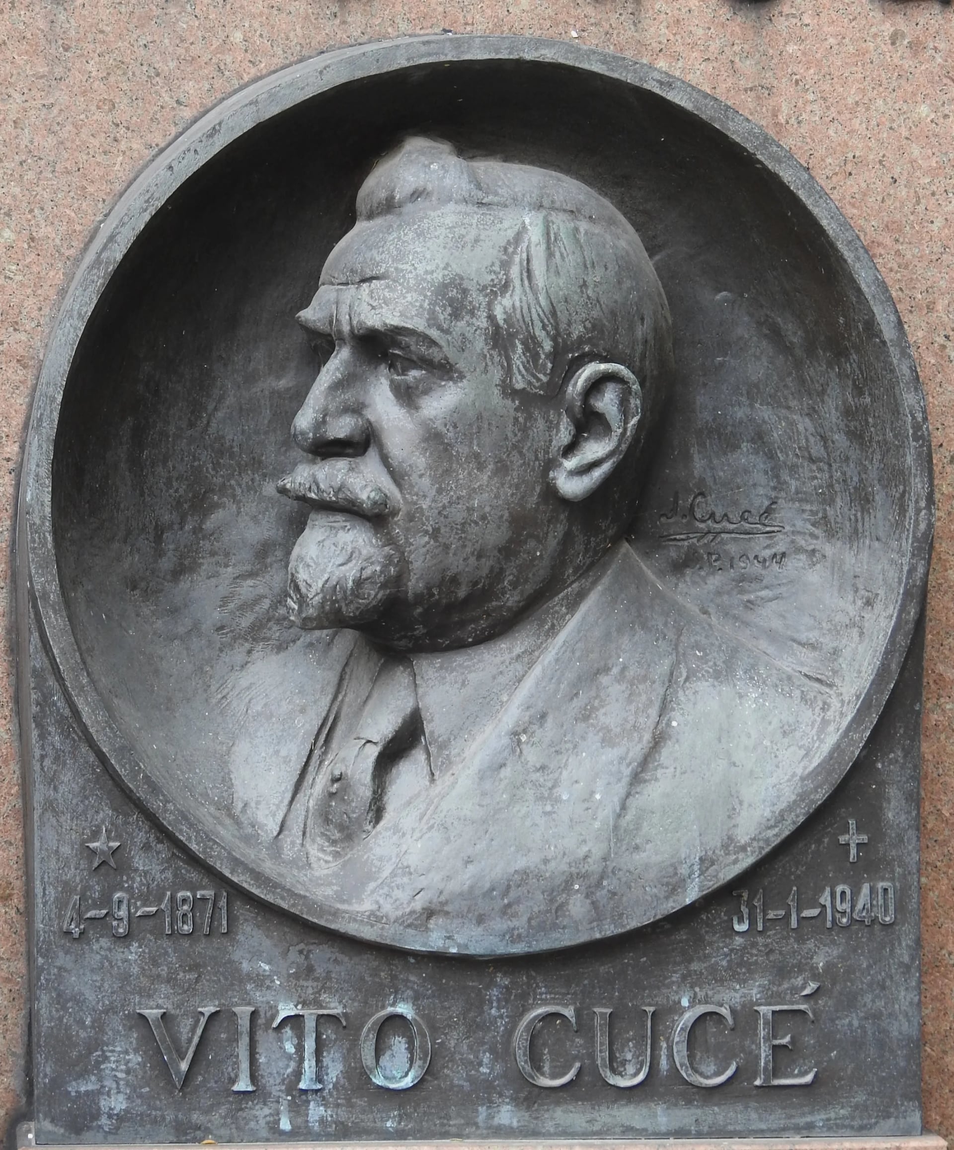 Portrait of Vito Cucé (1871–1940) – memorial page