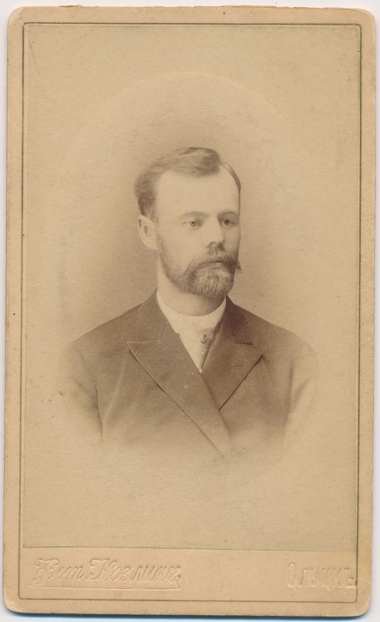 Porträt von Witalis Piotr Wilczkowski (1830–1889) – Gedenkseite