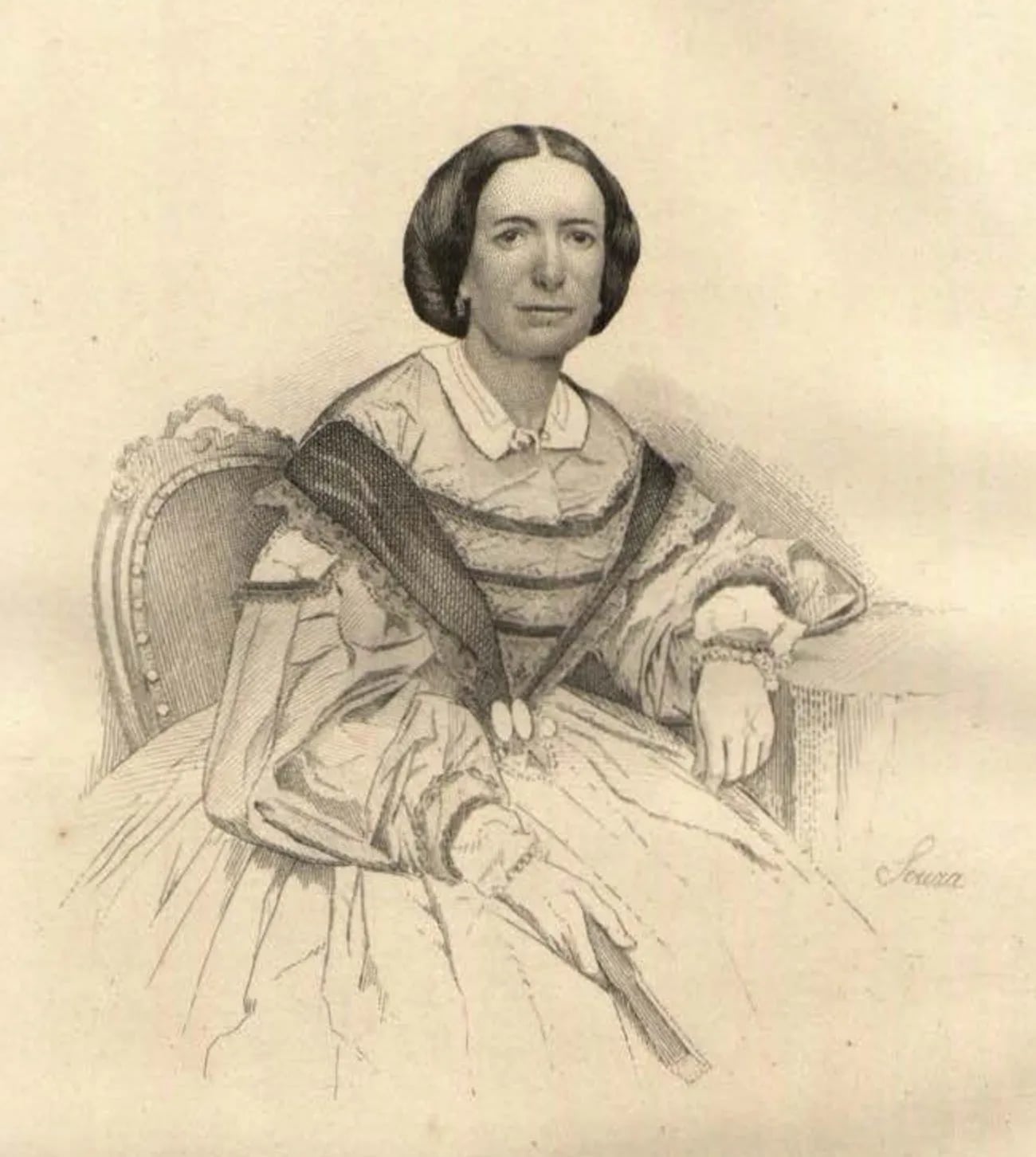 Portrait of Maria Peregrina de Souza (1809–1894) – memorial page