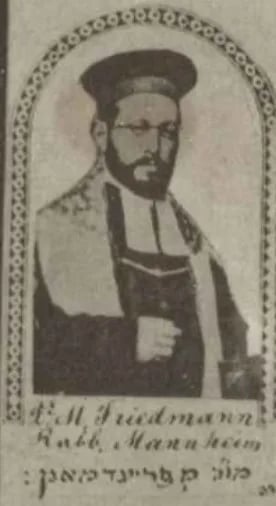 Porträt von Bernhard Friedmann (1820–1886) – Gedenkseite