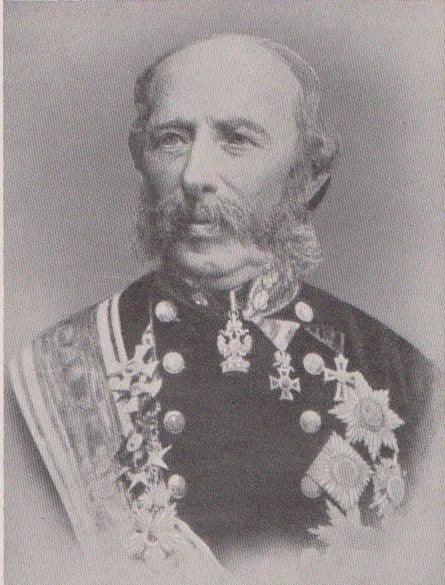 Porträt von Wilhelm Marx von Marxberg (1815–1897) – Gedenkseite