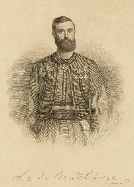 Porträt von Louis de Becdelièvre (1826–1871) – Gedenkseite
