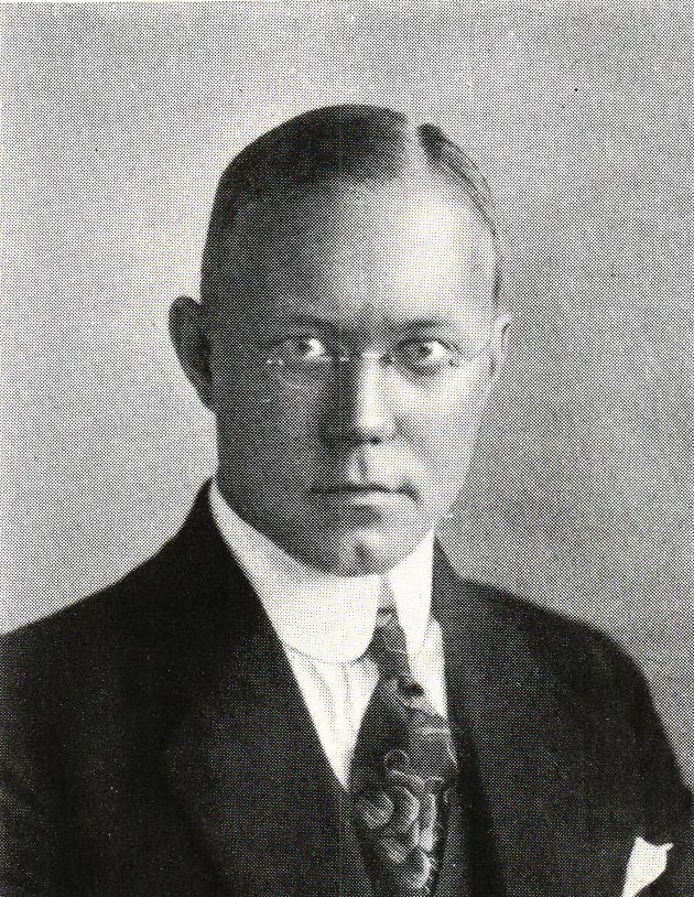 Portrait of Harald Berggren (1891–1958) – memorial page