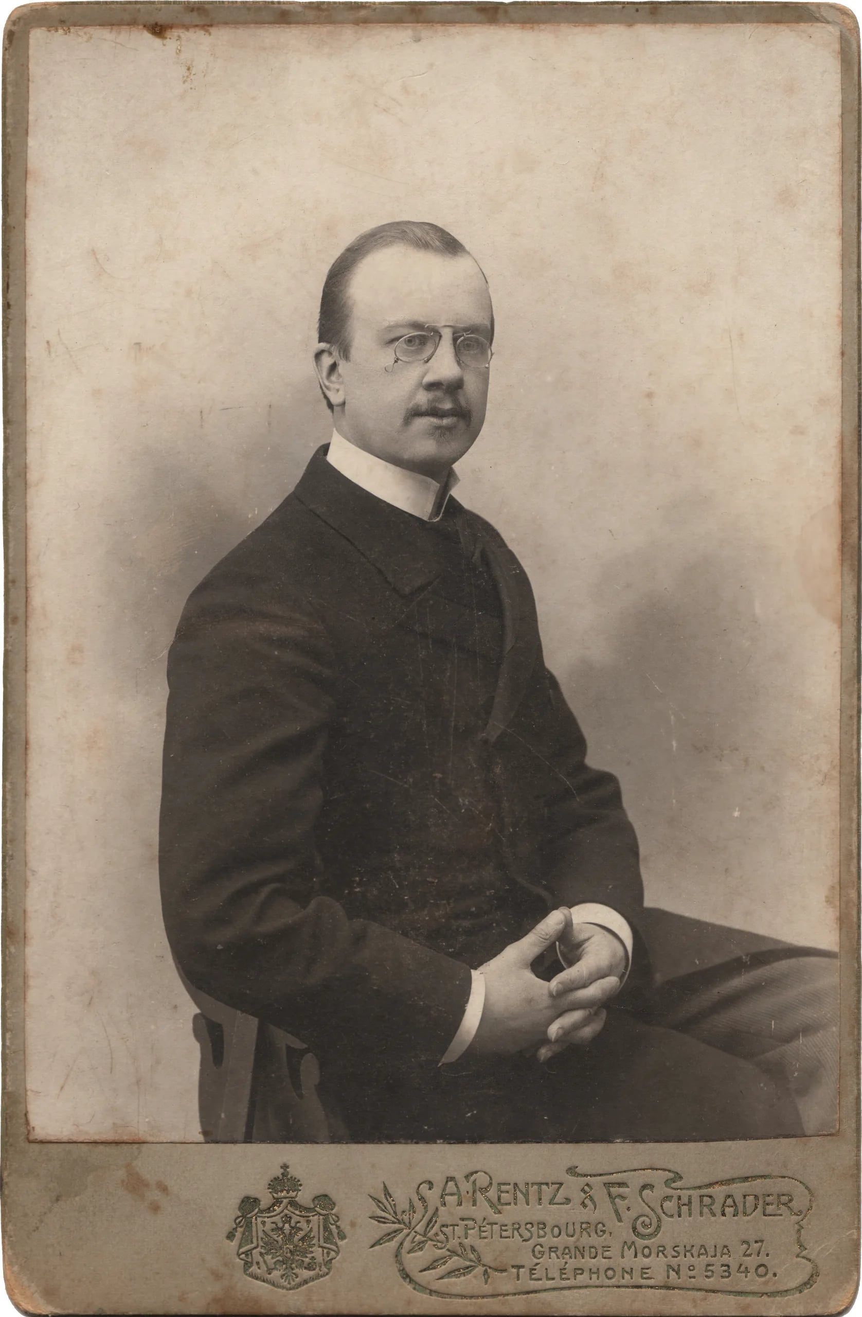Porträt von Peter Aleksandrovich Khudobin (1872–1920) – Gedenkseite
