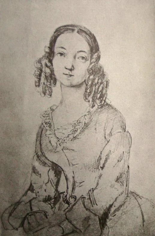 Porträt von Gabrjela Puzynina (1815–1869) – Gedenkseite