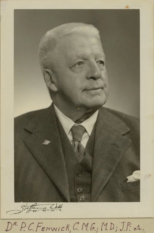 Porträt von Percival Fenwick (1870–1958) – Gedenkseite