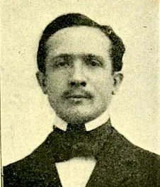 Porträt von Edgard de de Saint-Pierre de Montzaigle (1867–1925) – Gedenkseite