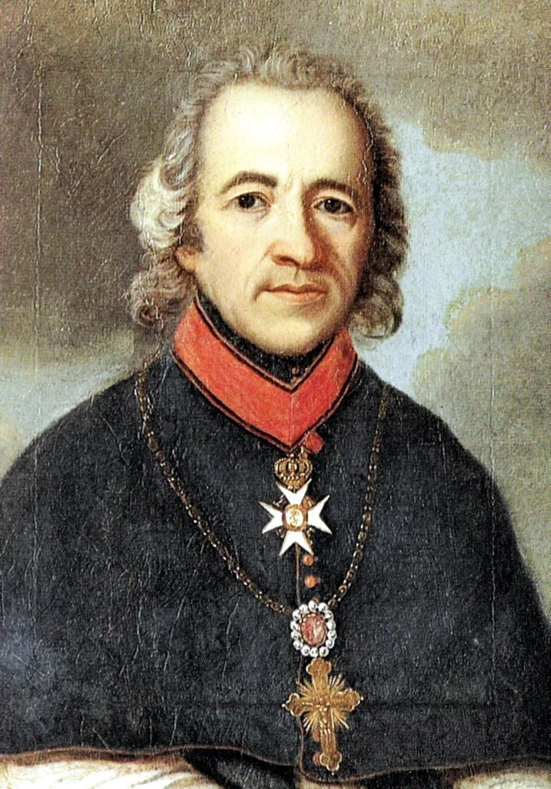 Porträt von Johann Baptist von Keller (1774–1845) – Gedenkseite