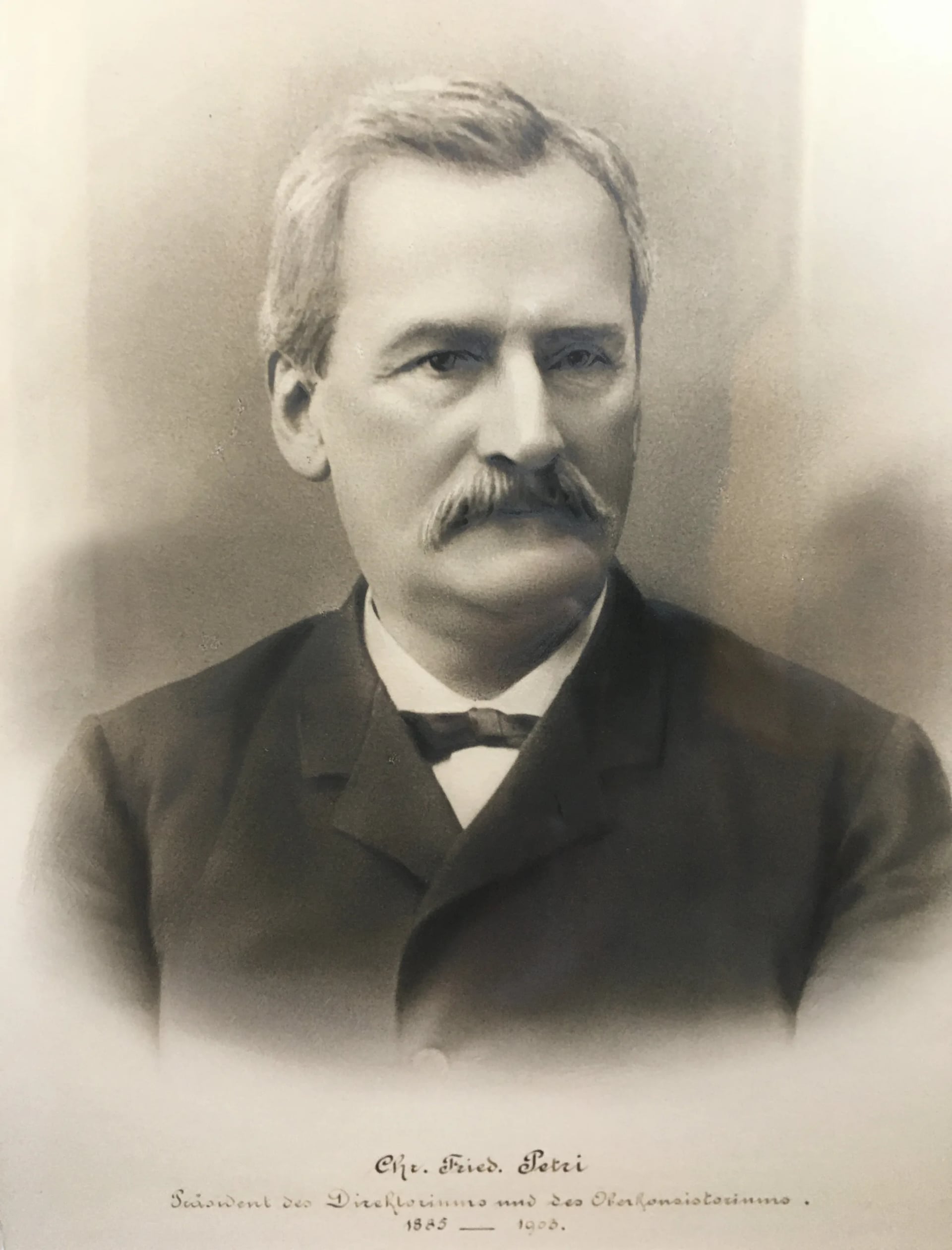 Portrait of Christian Frédéric Petri (1826–1907) – memorial page