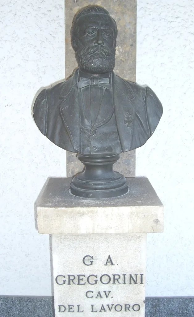 Portrait of Giovanni Andrea Gregorini (1819–1878) – memorial page