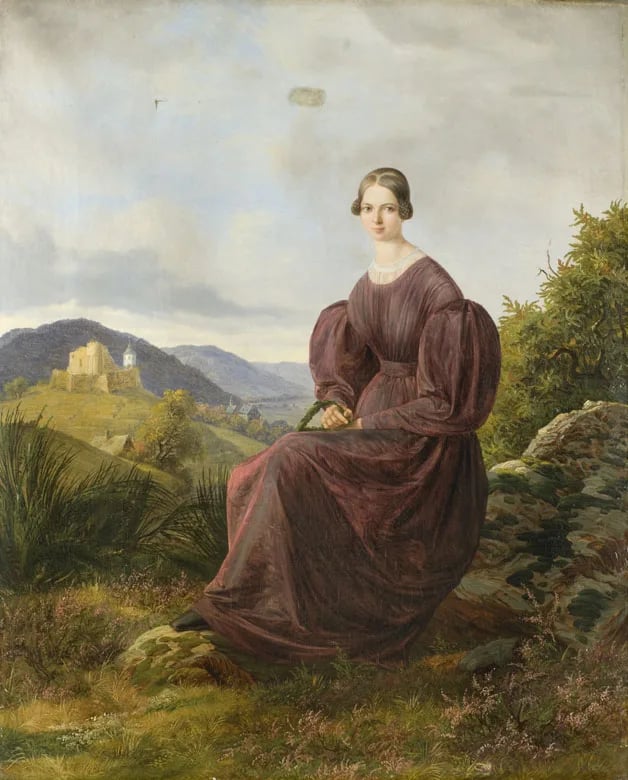 Porträt von Julie Stommel (1813–1888) – Gedenkseite