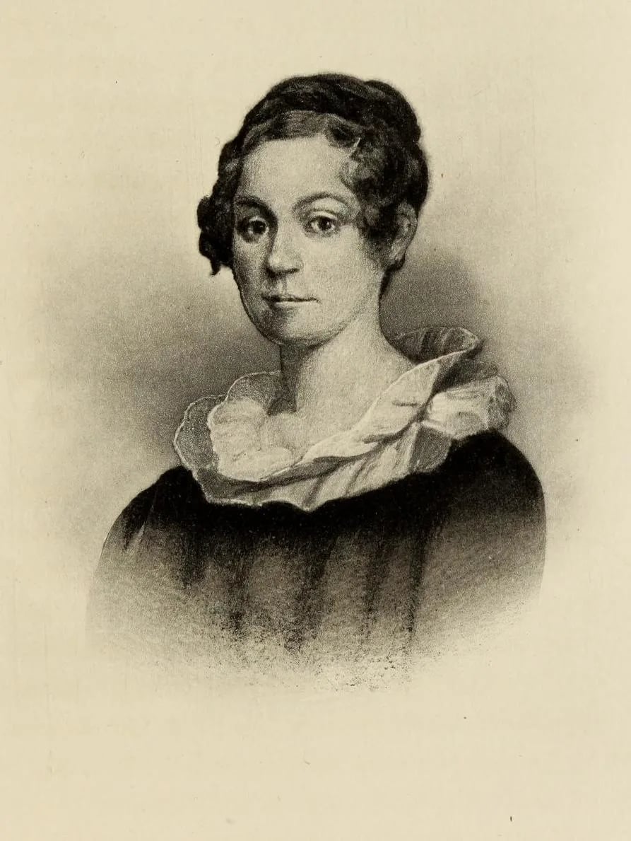 Portrait of Caroline Matilda Woodruff (1795–1845) – memorial page