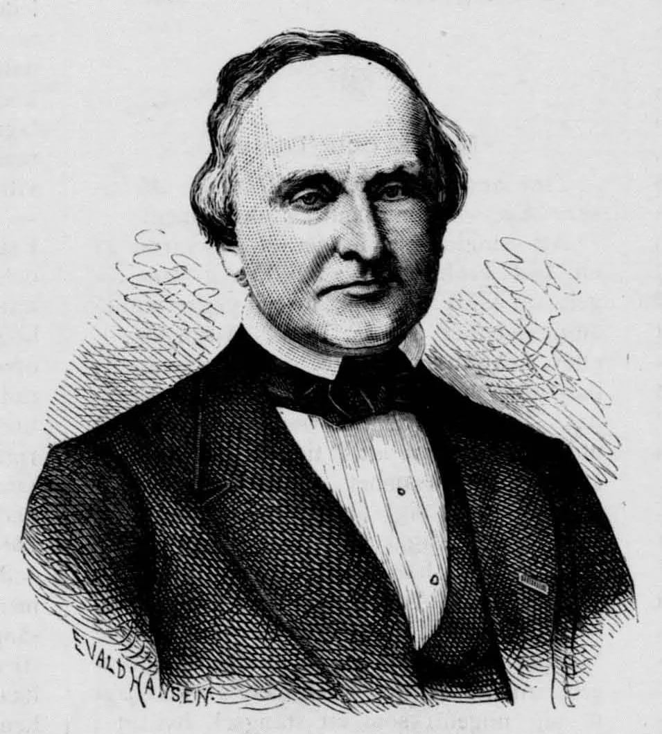 Porträt von Gustaf Adolf Mankell (1812–1880) – Gedenkseite