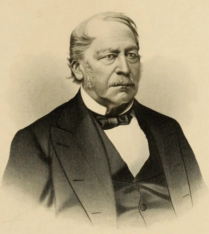 Porträt von John W. Lawrence (1800–1888) – Gedenkseite