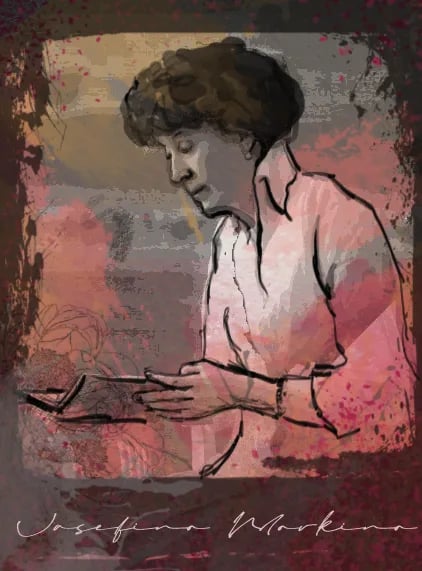 Portrait of Josefina Markina (1889–1972) – memorial page