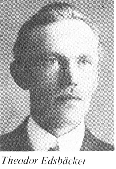 Porträt von Theodor Edsbäcker (1883–1963) – Gedenkseite