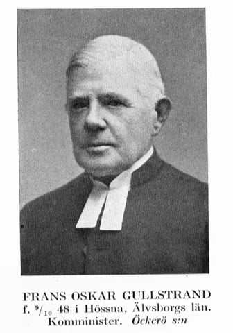 Porträt von Oskar Gullstrand (1848–1933) – Gedenkseite