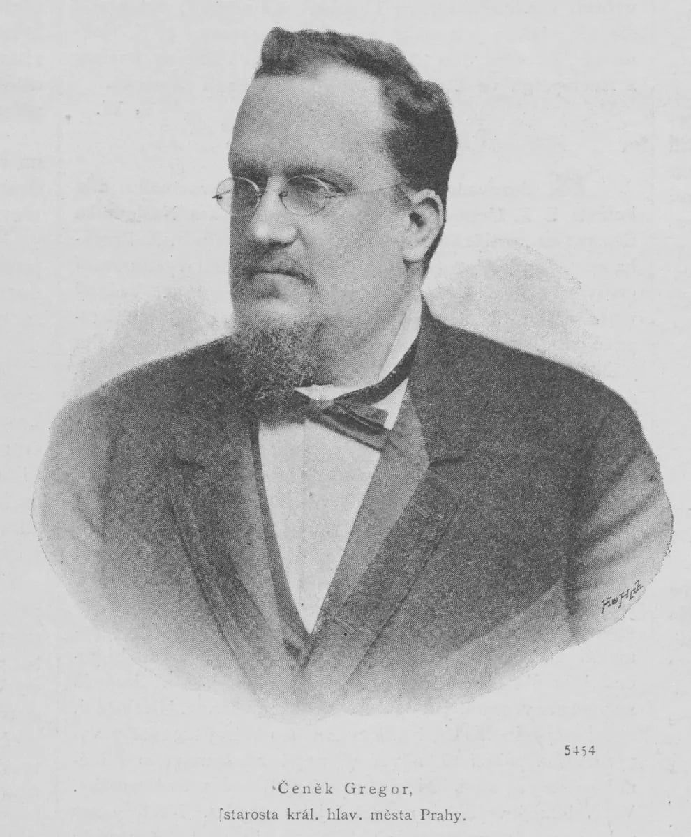 Portrait of Čeněk Gregor (1847–1917) – memorial page