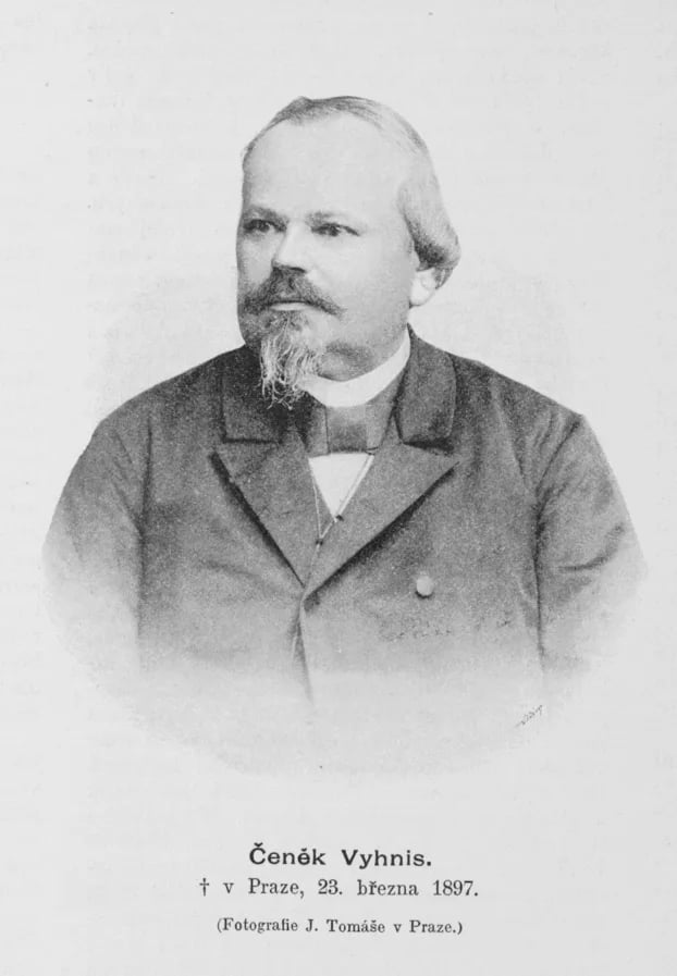 Porträt von Čeněk Vyhnis (1842–1897) – Gedenkseite
