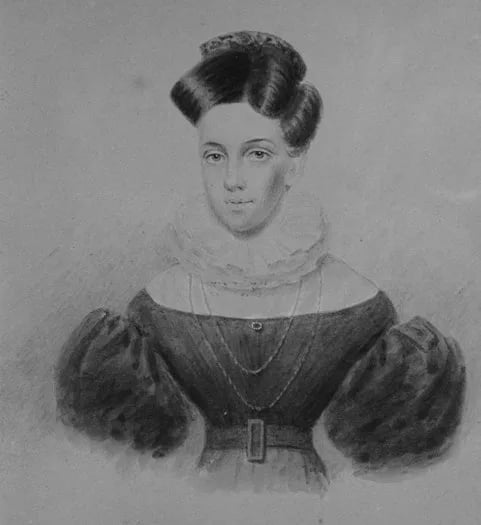 Porträt von Mary Davis Cook Wallis (1804–1865) – Gedenkseite