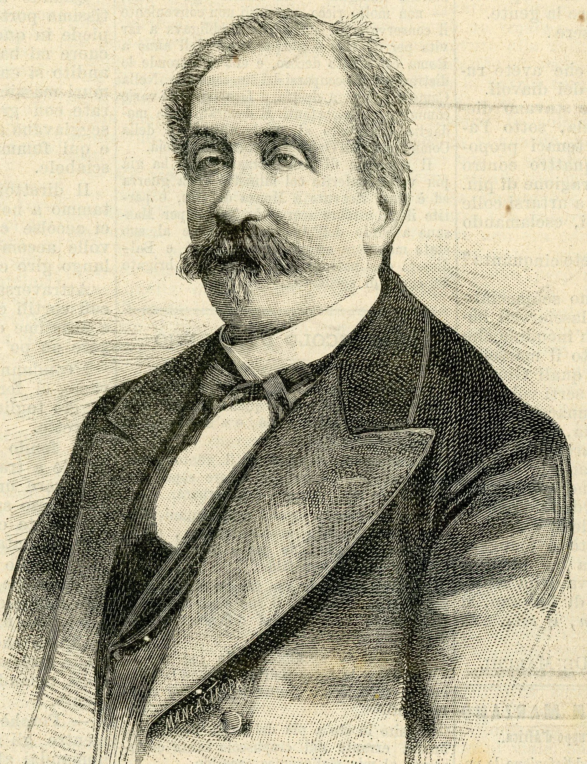 Porträt von Alessandro Asinari di San Marzano (1830–1906) – Gedenkseite