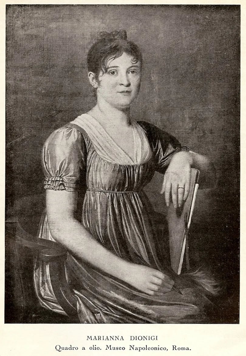 Porträt von Marianna Candidi Dionigi (1756–1826) – Gedenkseite