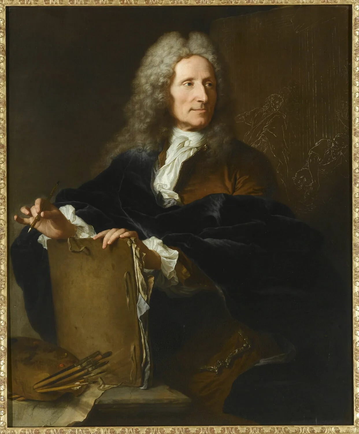 Portrait of Claude-Guy Hallé (1652–1736) – memorial page