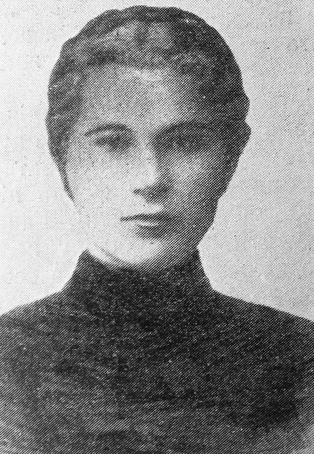 Portrait of Hanna Khoperska (1893–1920) – memorial page