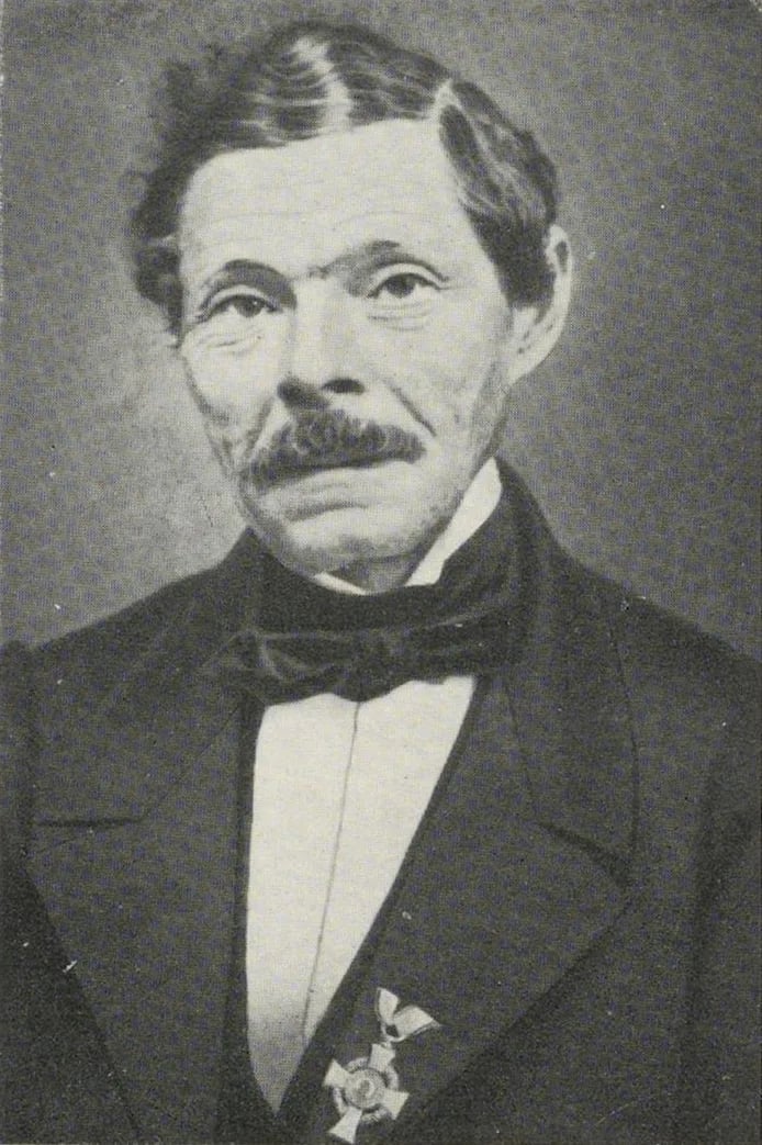 Portrait of Albert Geutebrück (1801–1868) – memorial page