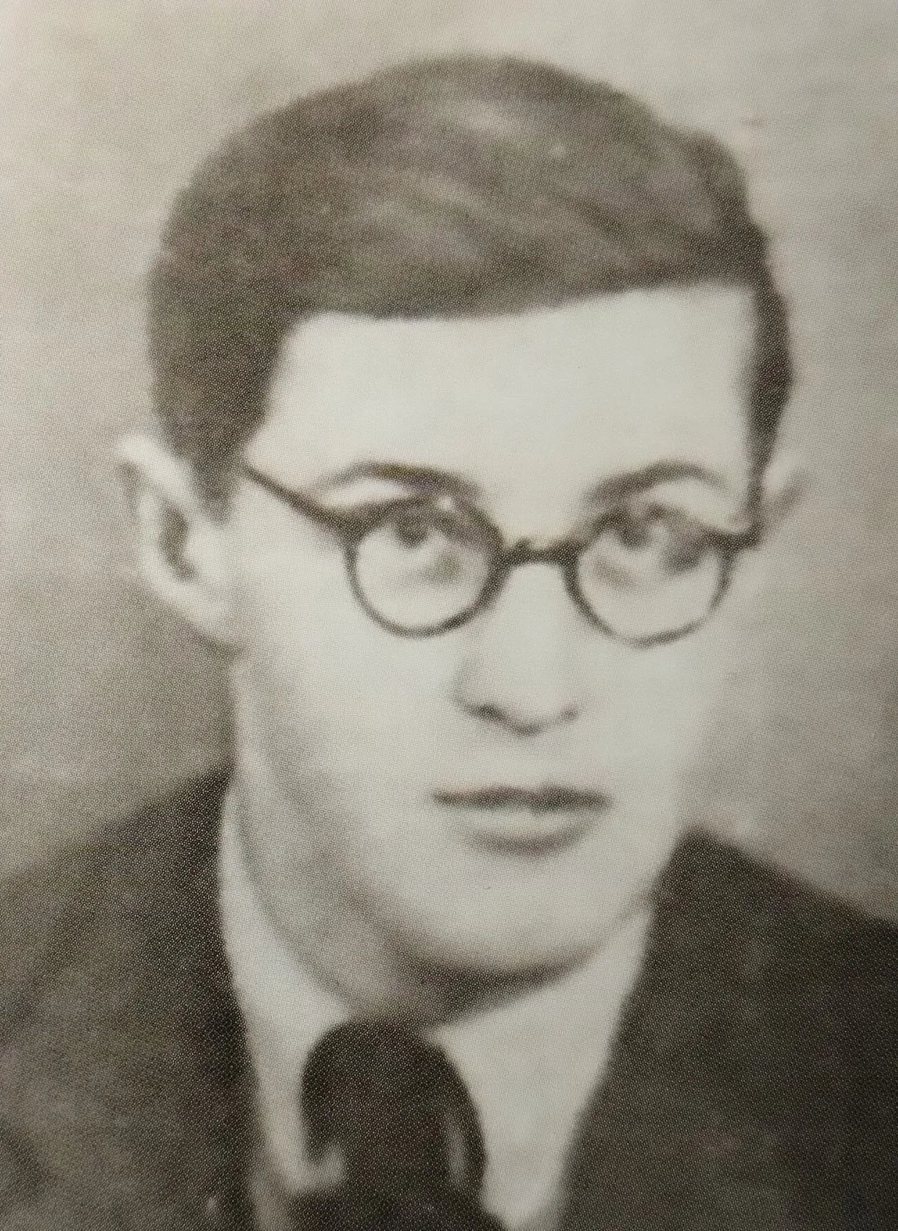 Porträt von Jiří Hrdlička (1922–1942) – Gedenkseite