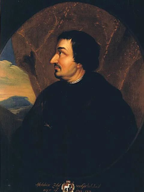 Porträt von Melchior Zobel von Giebelstadt (1505–1558) – Gedenkseite