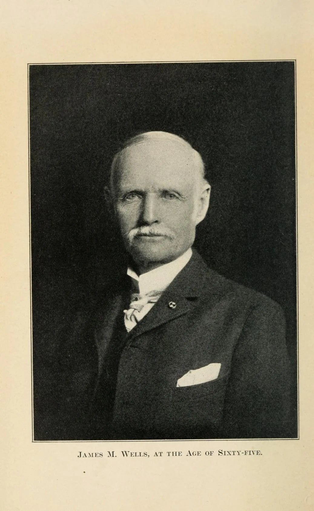 Portrait of James Monroe Wells (1837–1918) – memorial page