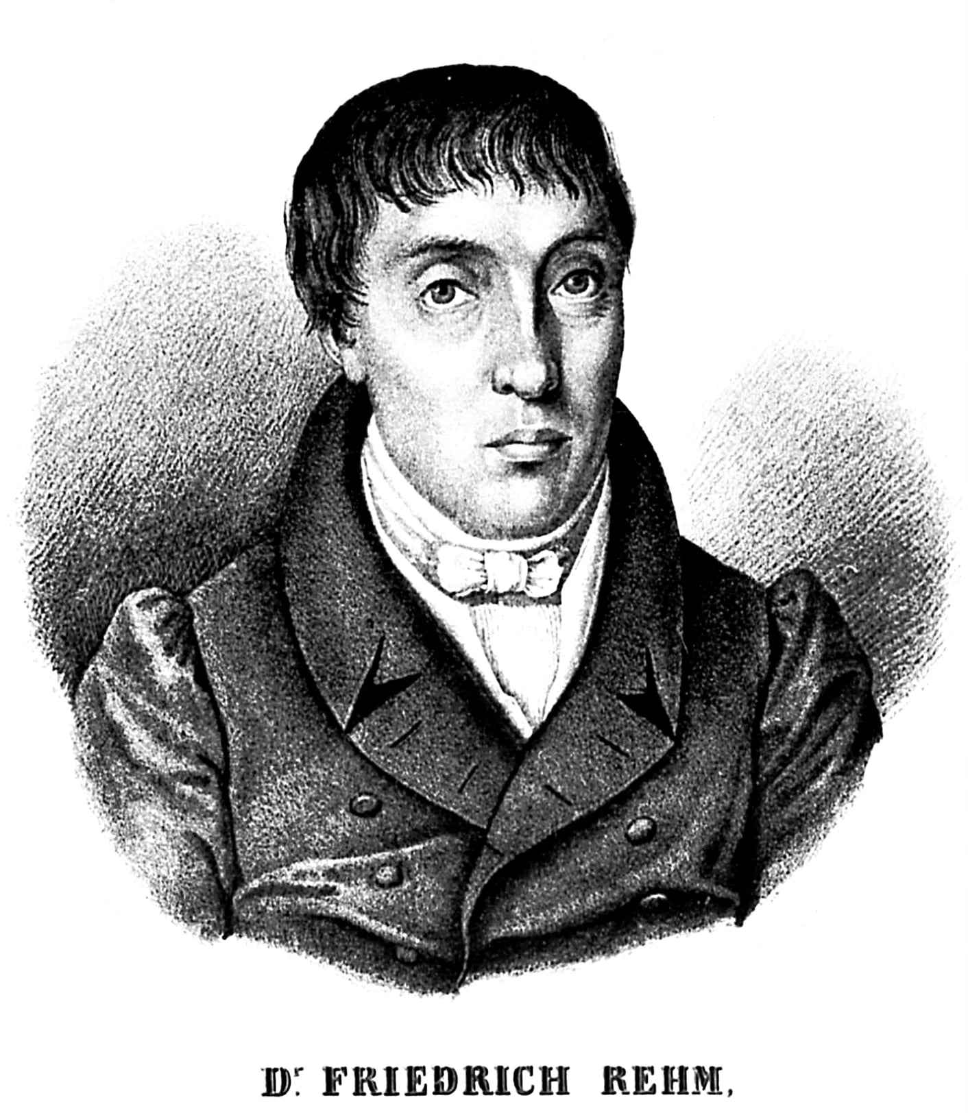 Porträt von Friedrich Rehm (1792–1847) – Gedenkseite